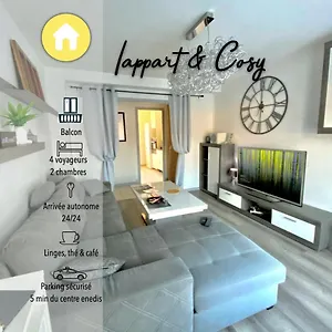  Appartement Le Cafe Charmant, Dans Immeuble Avec Parking Barriere, Balcon